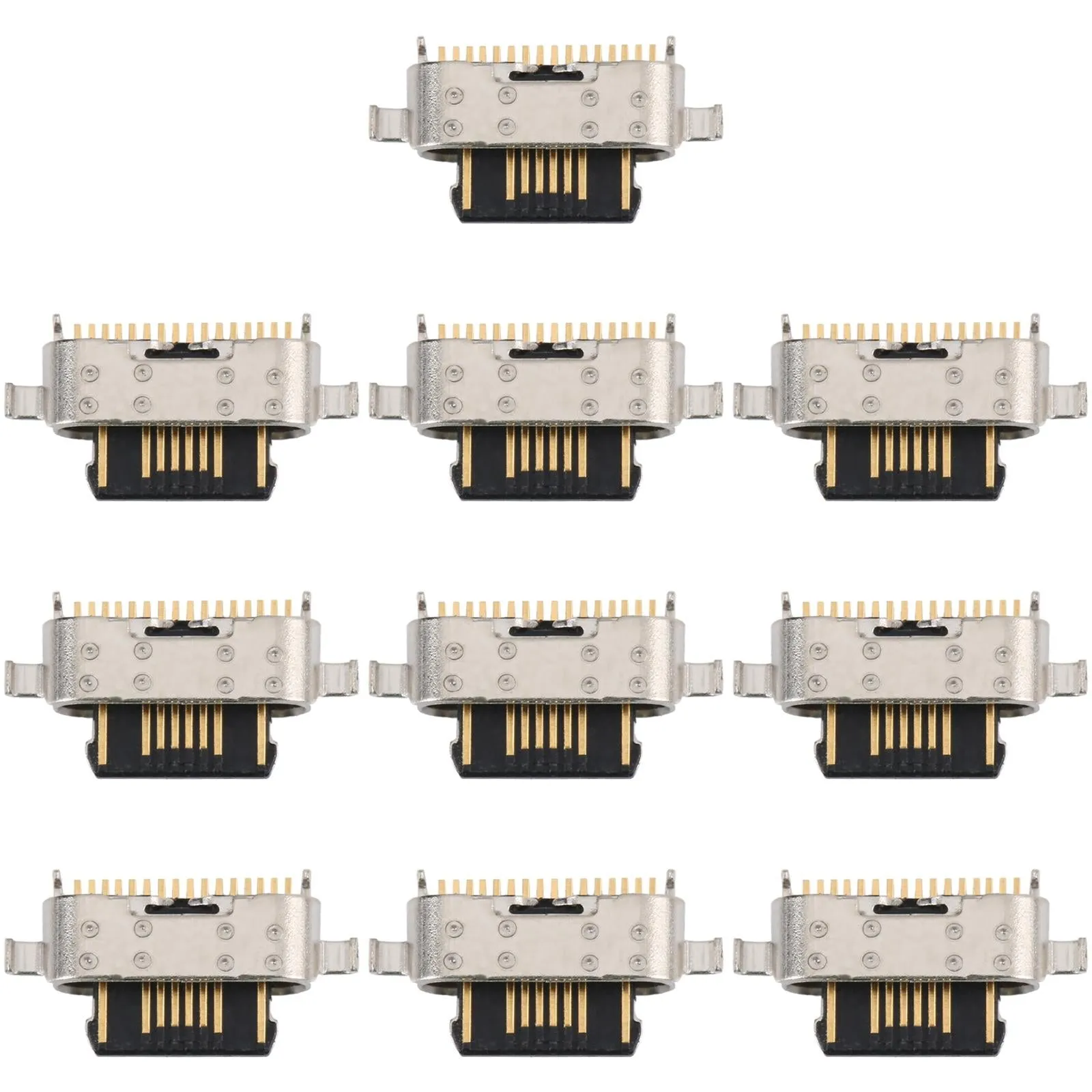 10-pack Charging Port Connector for Motorola one Fusion