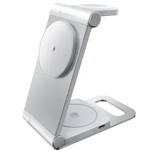 15W 3 In 1 Foldable Desktop Wireless Charger
