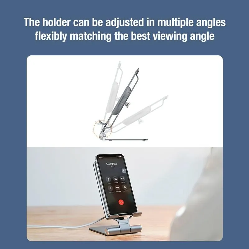 15W Foldable Wireless Charger & Phone Holder