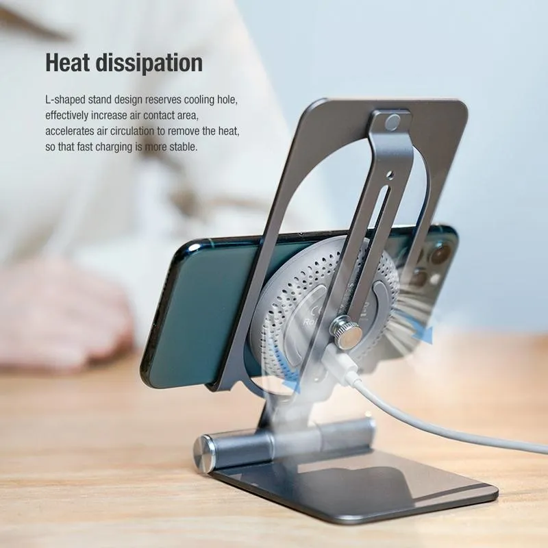 15W Foldable Wireless Charger & Phone Holder