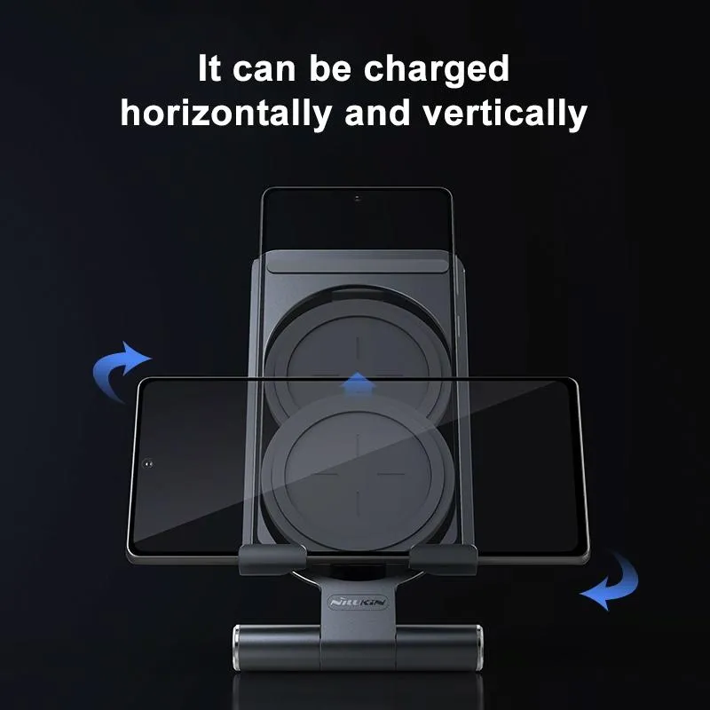 15W Foldable Wireless Charger & Phone Holder
