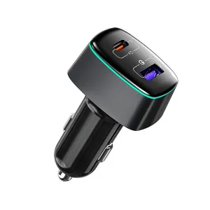 2-in-1 Car Charger - 100w - Compact Design