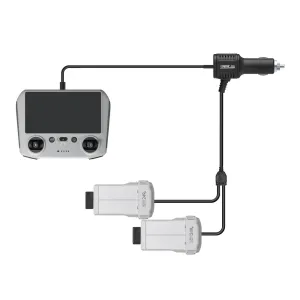 2-in-1 Car Charger for Dji Mavic Mini / 3 Pro with Battery and Remote Control