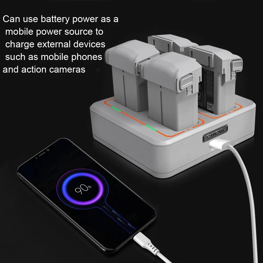 4-Battery Cynova Charging Butler | Dual Charging Option