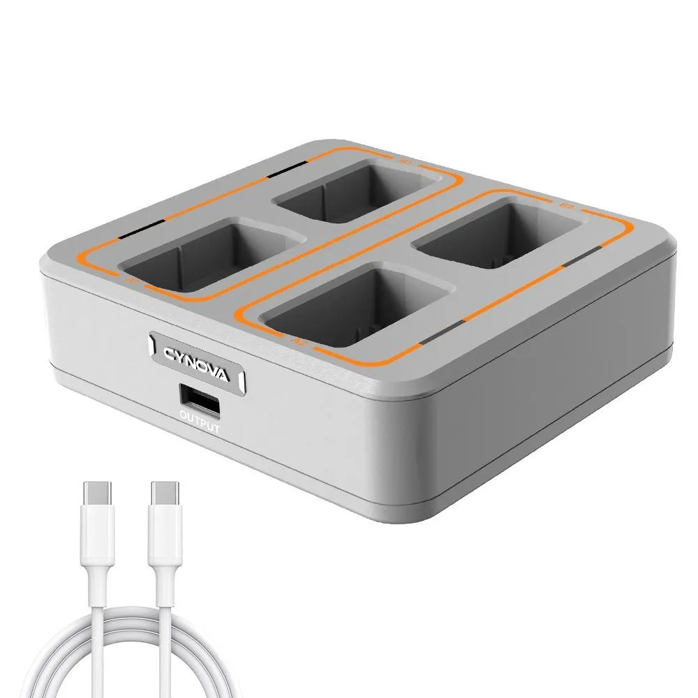 4-Battery Cynova Charging Butler | Dual Charging Option