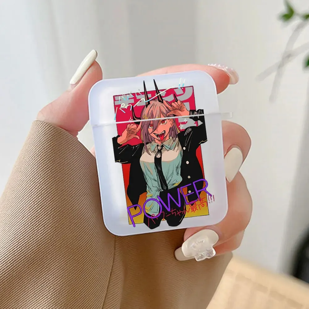 Anime Chainsaw Man Earphone Case for Airpods Pro 2 1 Wireless Bluetooth Cover for Air Pods 3 2 Charging Box Accessories