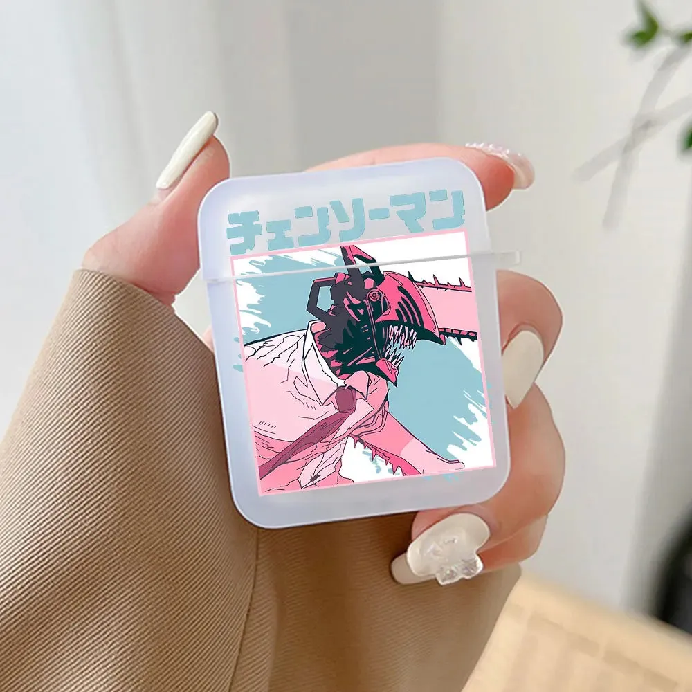 Anime Chainsaw Man Earphone Case for Airpods Pro 2 1 Wireless Bluetooth Cover for Air Pods 3 2 Charging Box Accessories