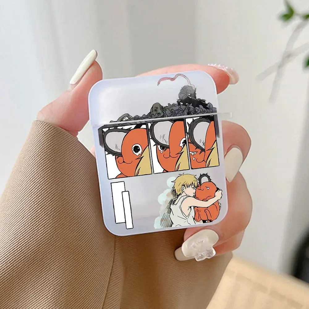 Anime Chainsaw Man Earphone Case for Airpods Pro 2 1 Wireless Bluetooth Cover for Air Pods 3 2 Charging Box Accessories