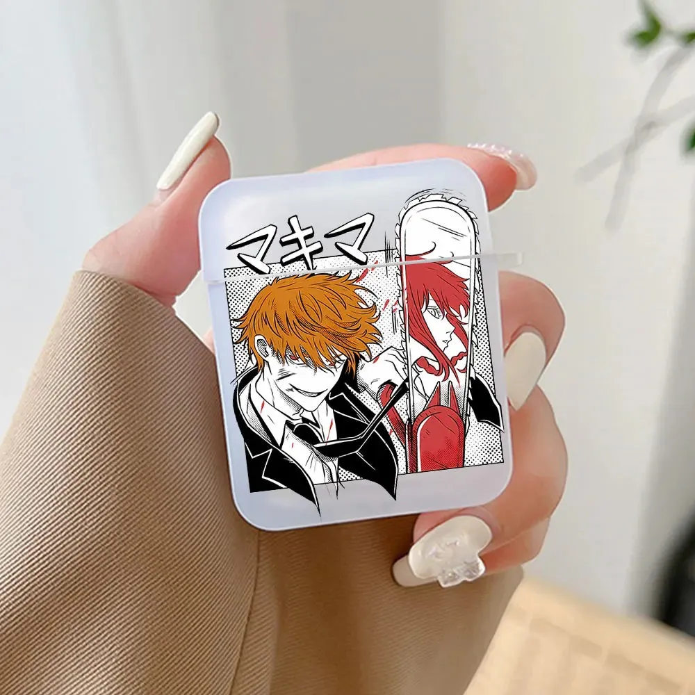 Anime Chainsaw Man Earphone Case for Airpods Pro 2 1 Wireless Bluetooth Cover for Air Pods 3 2 Charging Box Accessories