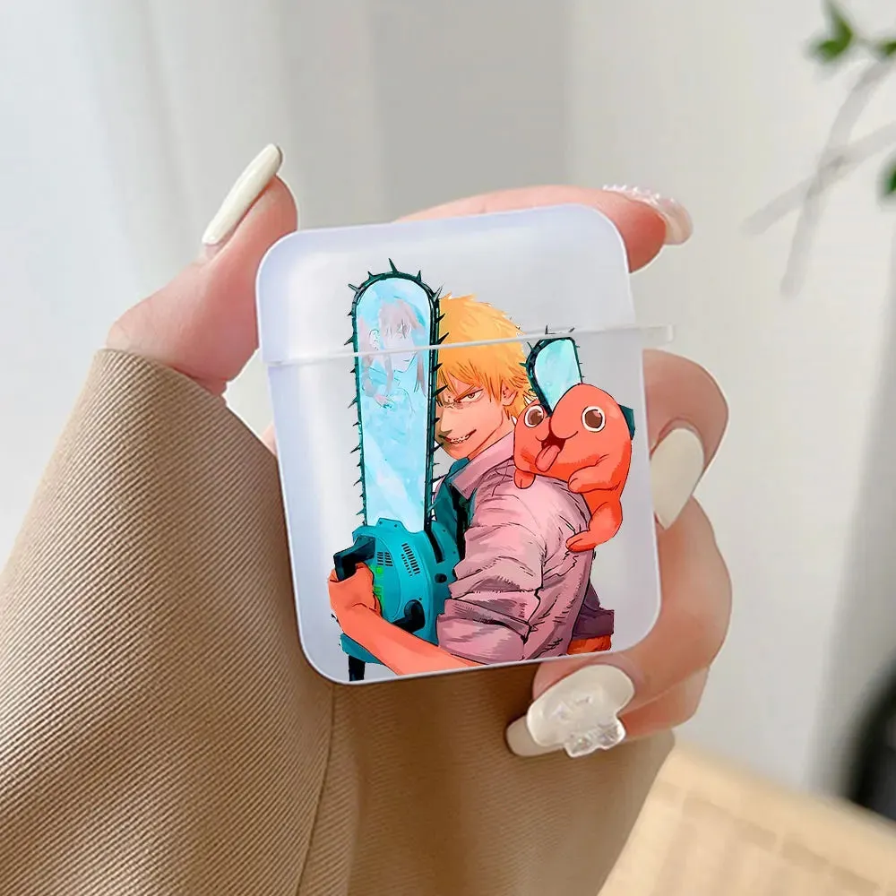 Anime Chainsaw Man Earphone Case for Airpods Pro 2 1 Wireless Bluetooth Cover for Air Pods 3 2 Charging Box Accessories