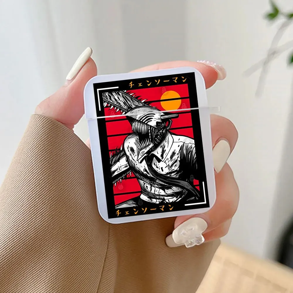 Anime Chainsaw Man Earphone Case for Airpods Pro 2 1 Wireless Bluetooth Cover for Air Pods 3 2 Charging Box Accessories