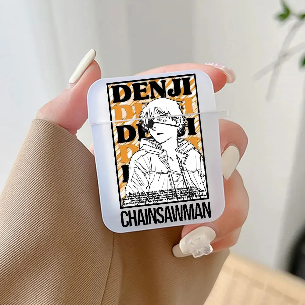 Anime Chainsaw Man Earphone Case for Airpods Pro 2 1 Wireless Bluetooth Cover for Air Pods 3 2 Charging Box Accessories