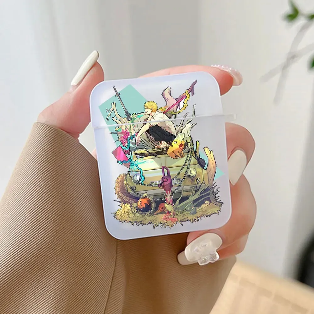 Anime Chainsaw Man Earphone Case for Airpods Pro 2 1 Wireless Bluetooth Cover for Air Pods 3 2 Charging Box Accessories