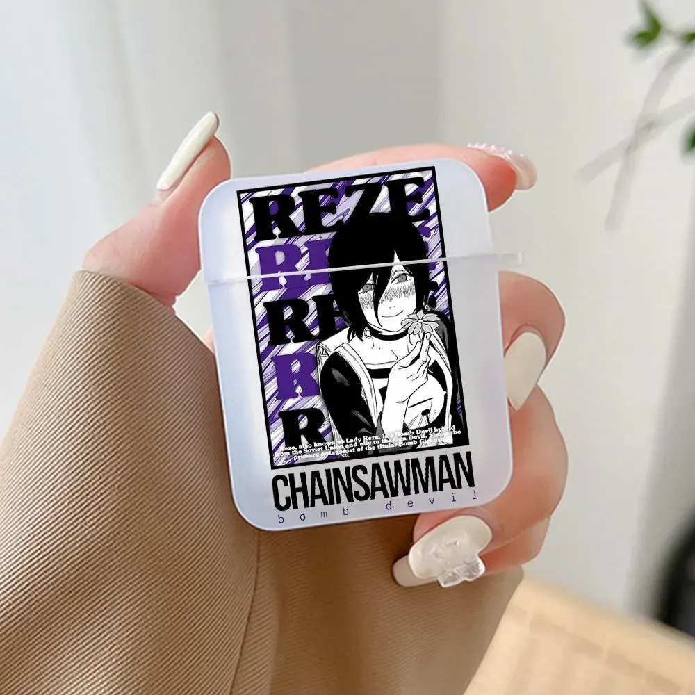 Anime Chainsaw Man Earphone Case for Airpods Pro 2 1 Wireless Bluetooth Cover for Air Pods 3 2 Charging Box Accessories