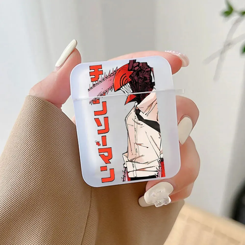 Anime Chainsaw Man Earphone Case for Airpods Pro 2 1 Wireless Bluetooth Cover for Air Pods 3 2 Charging Box Accessories