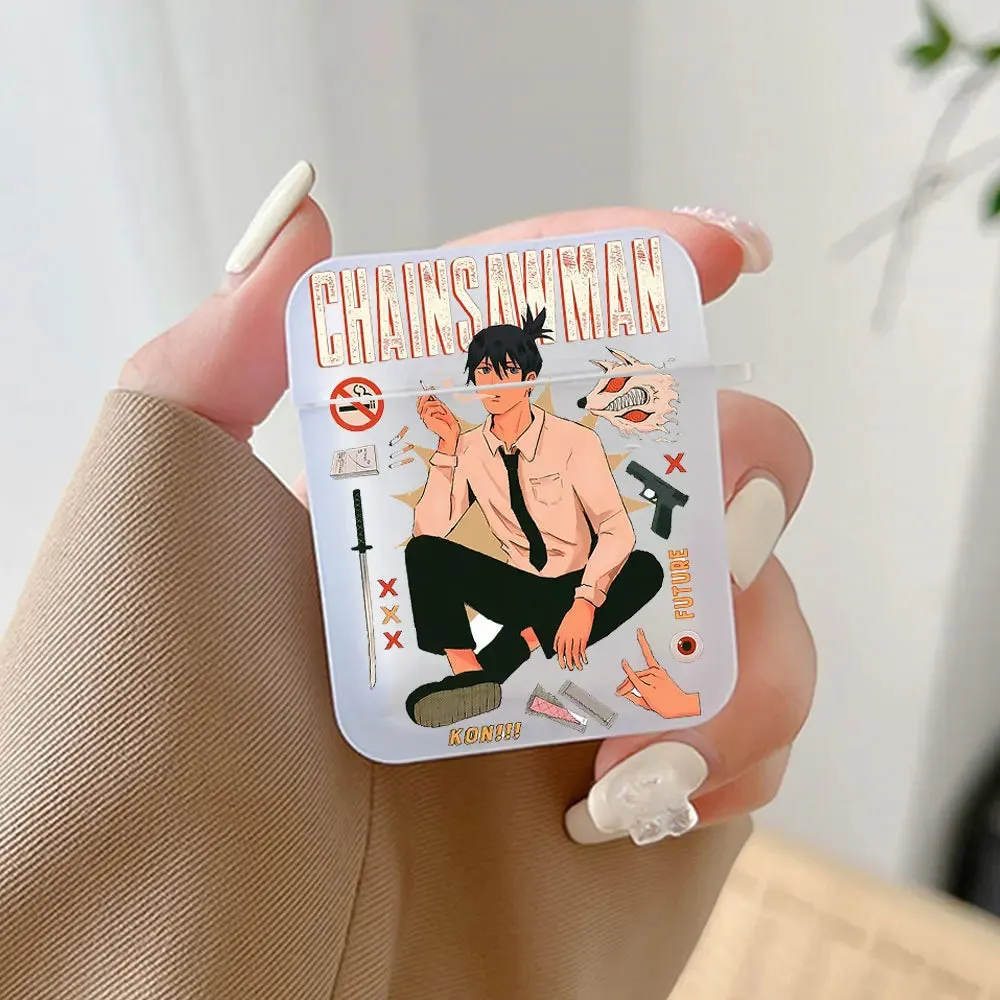 Anime Chainsaw Man Earphone Case for Airpods Pro 2 1 Wireless Bluetooth Cover for Air Pods 3 2 Charging Box Accessories