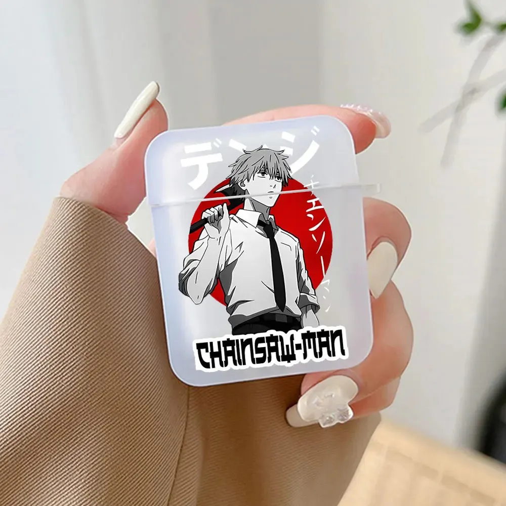 Anime Chainsaw Man Earphone Case for Airpods Pro 2 1 Wireless Bluetooth Cover for Air Pods 3 2 Charging Box Accessories