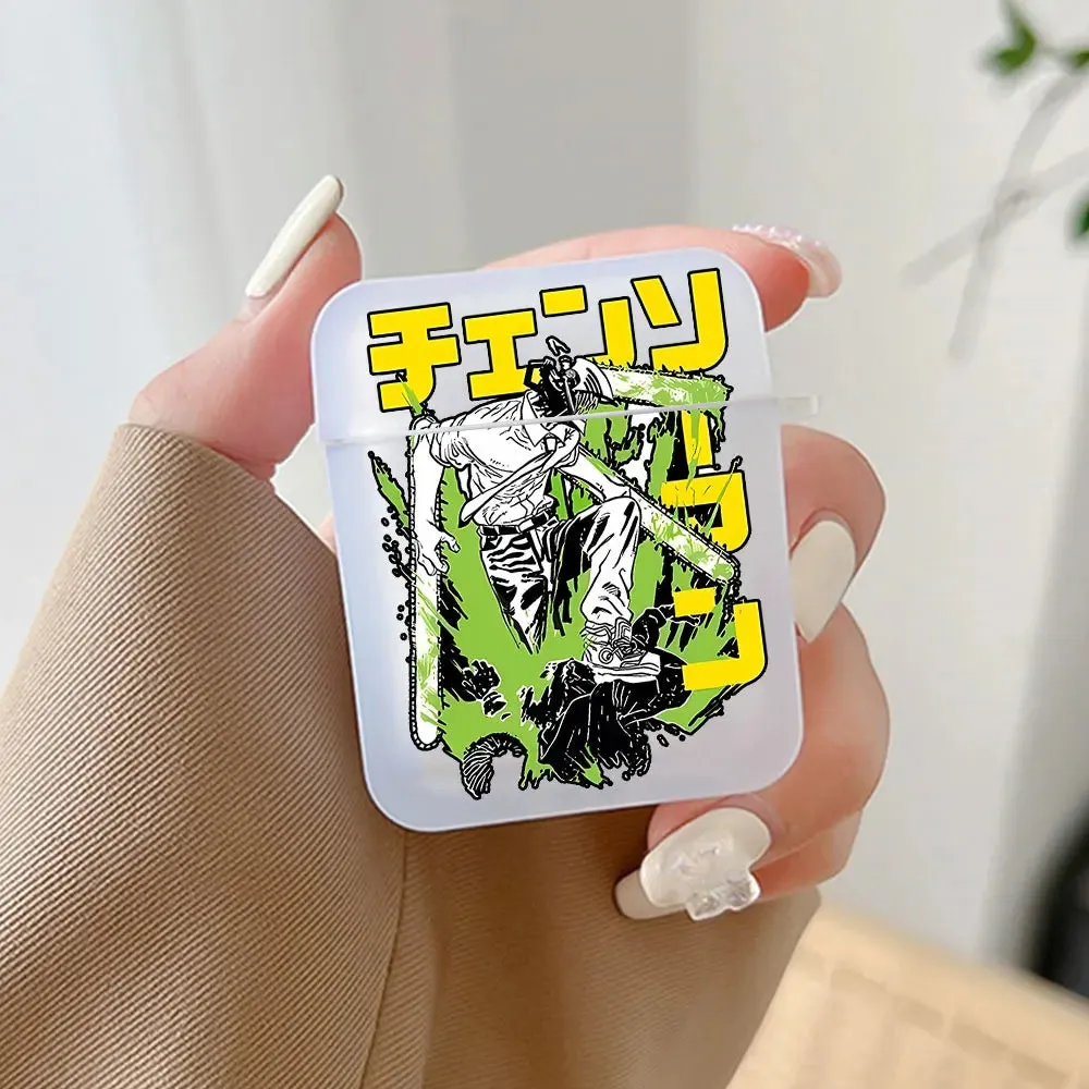 Anime Chainsaw Man Earphone Case for Airpods Pro 2 1 Wireless Bluetooth Cover for Air Pods 3 2 Charging Box Accessories