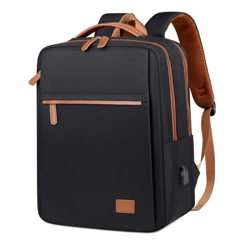 Backpack Men's Scalable Boarding Large Capacity Computer Bag Student Schoolbag