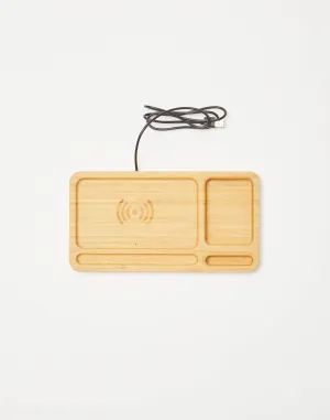 Bandeja con cargador wireless