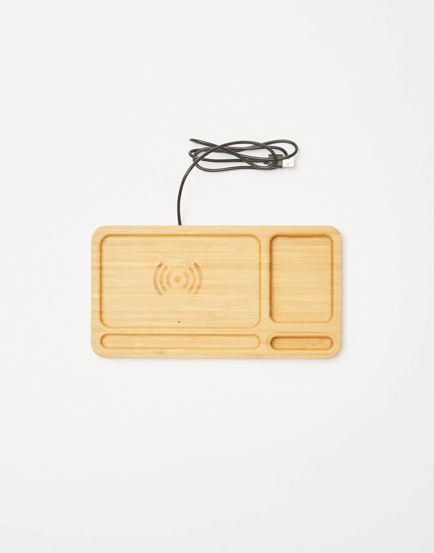 Bandeja con cargador wireless