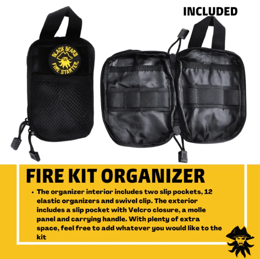 Black Beard Fire Starter Kit - Grab & Go Kit