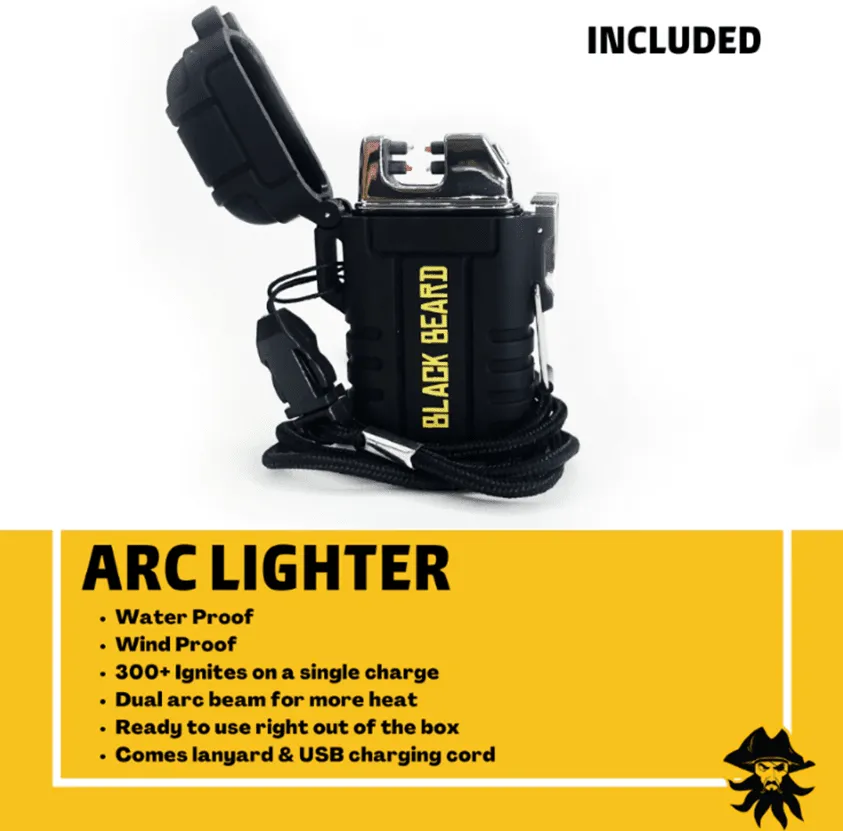 Black Beard Fire Starter Kit - Grab & Go Kit