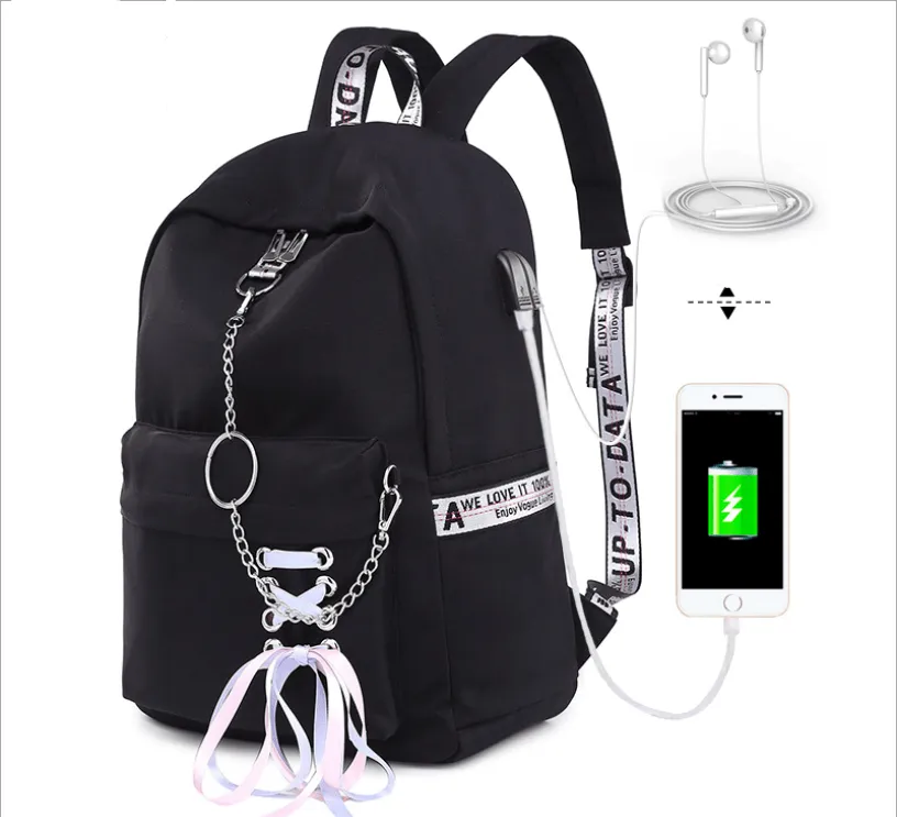 Charging backpack