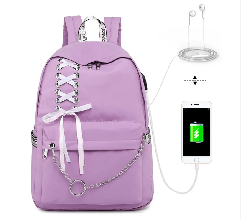 Charging backpack