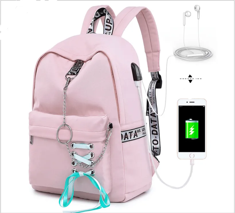 Charging backpack