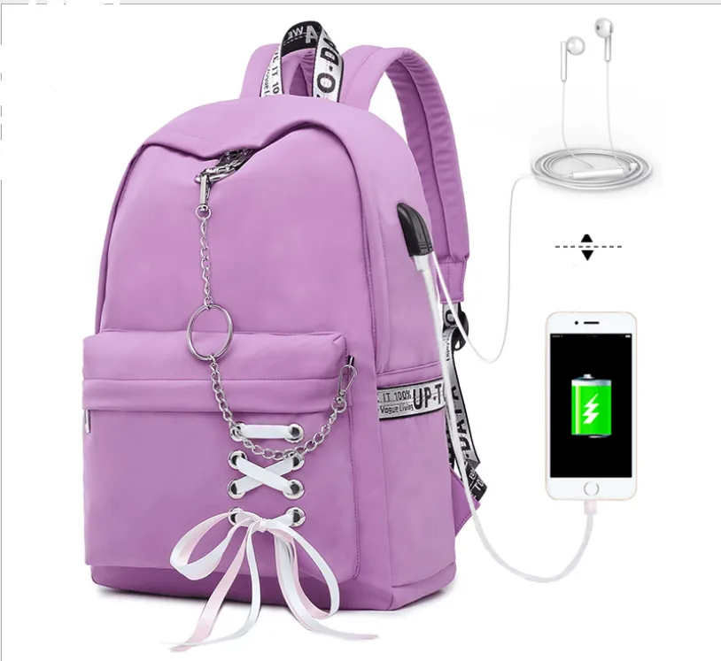 Charging backpack