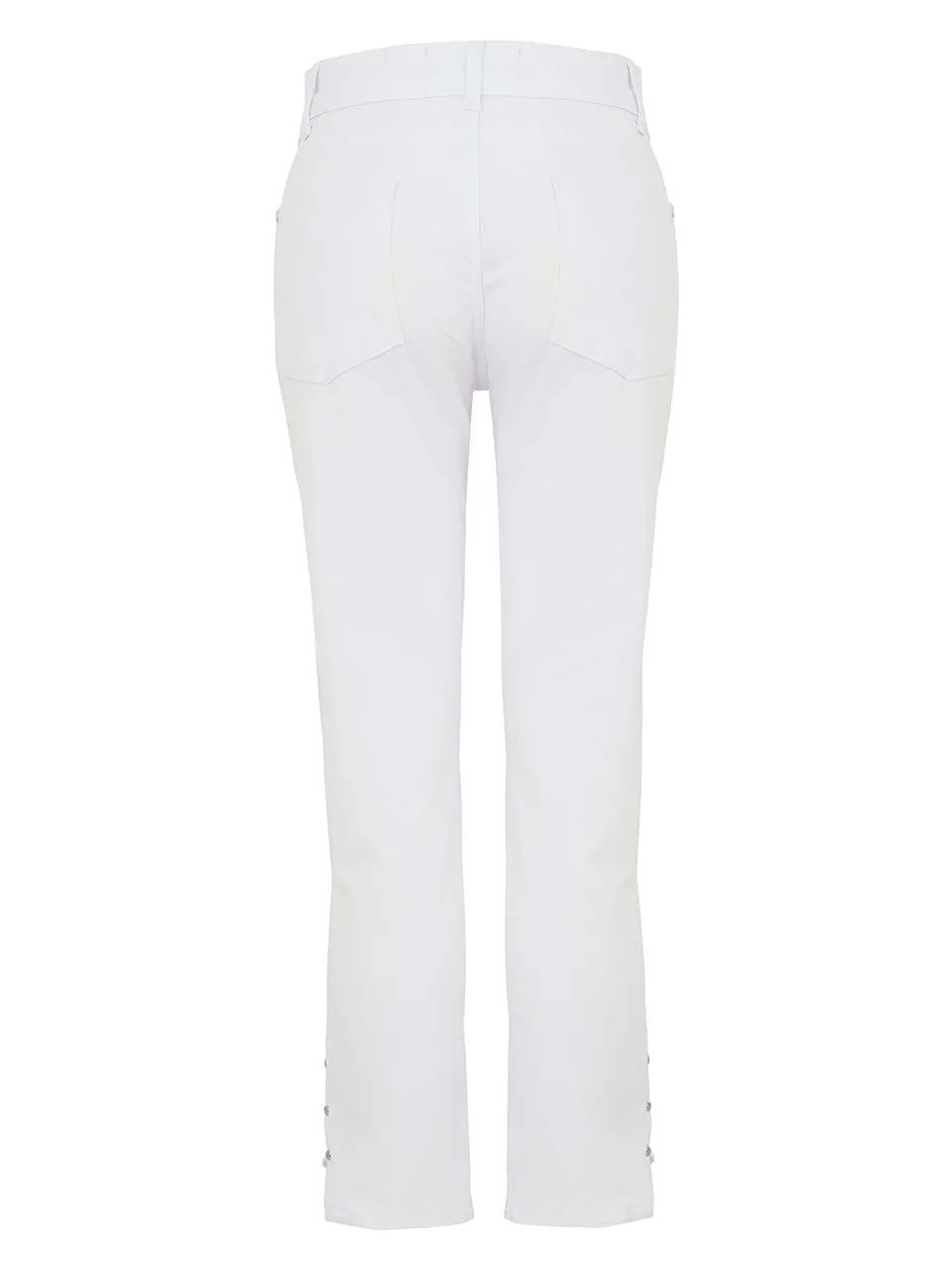 CRISS CROSS HEM CROP PANT