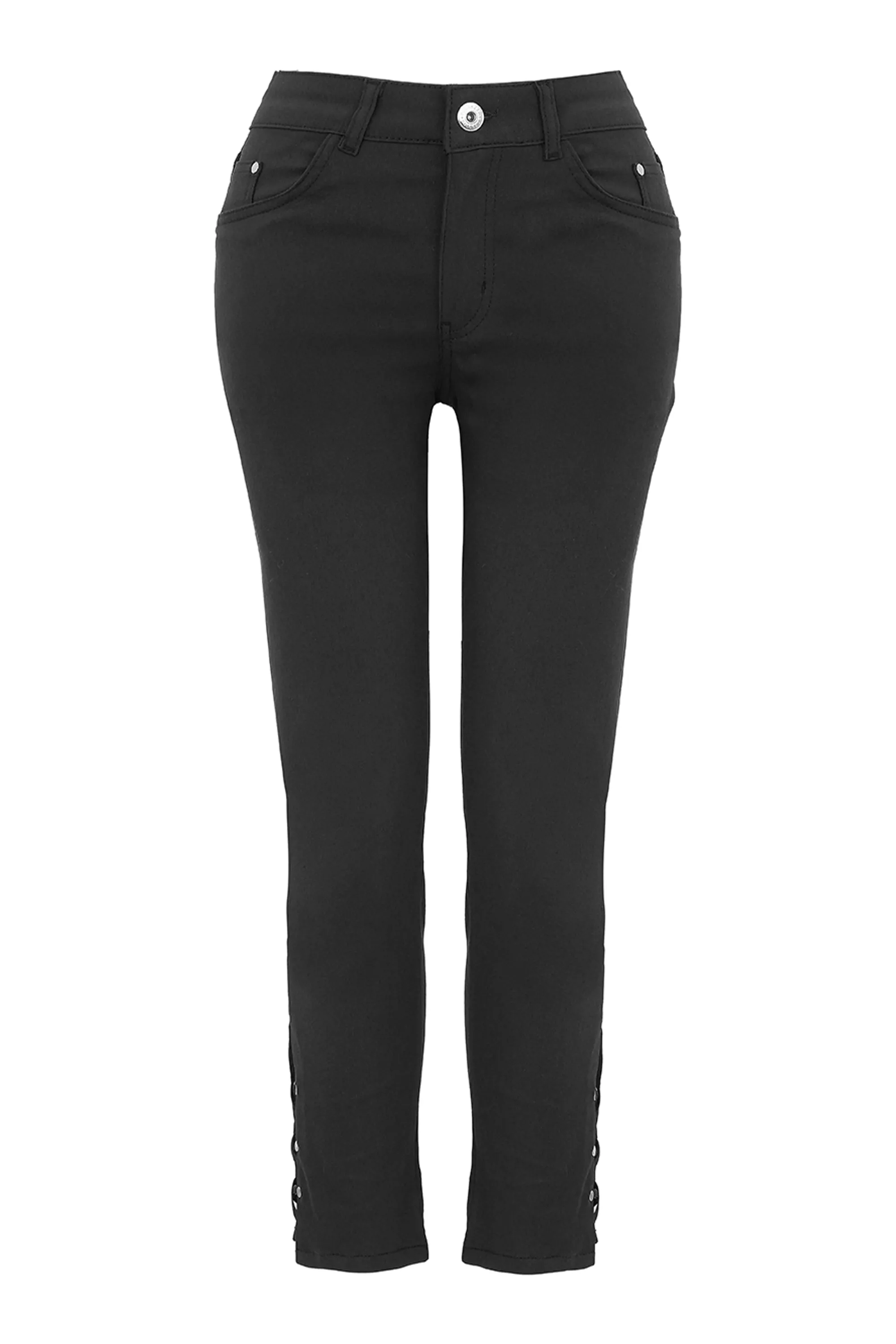 CRISS CROSS HEM CROP PANT