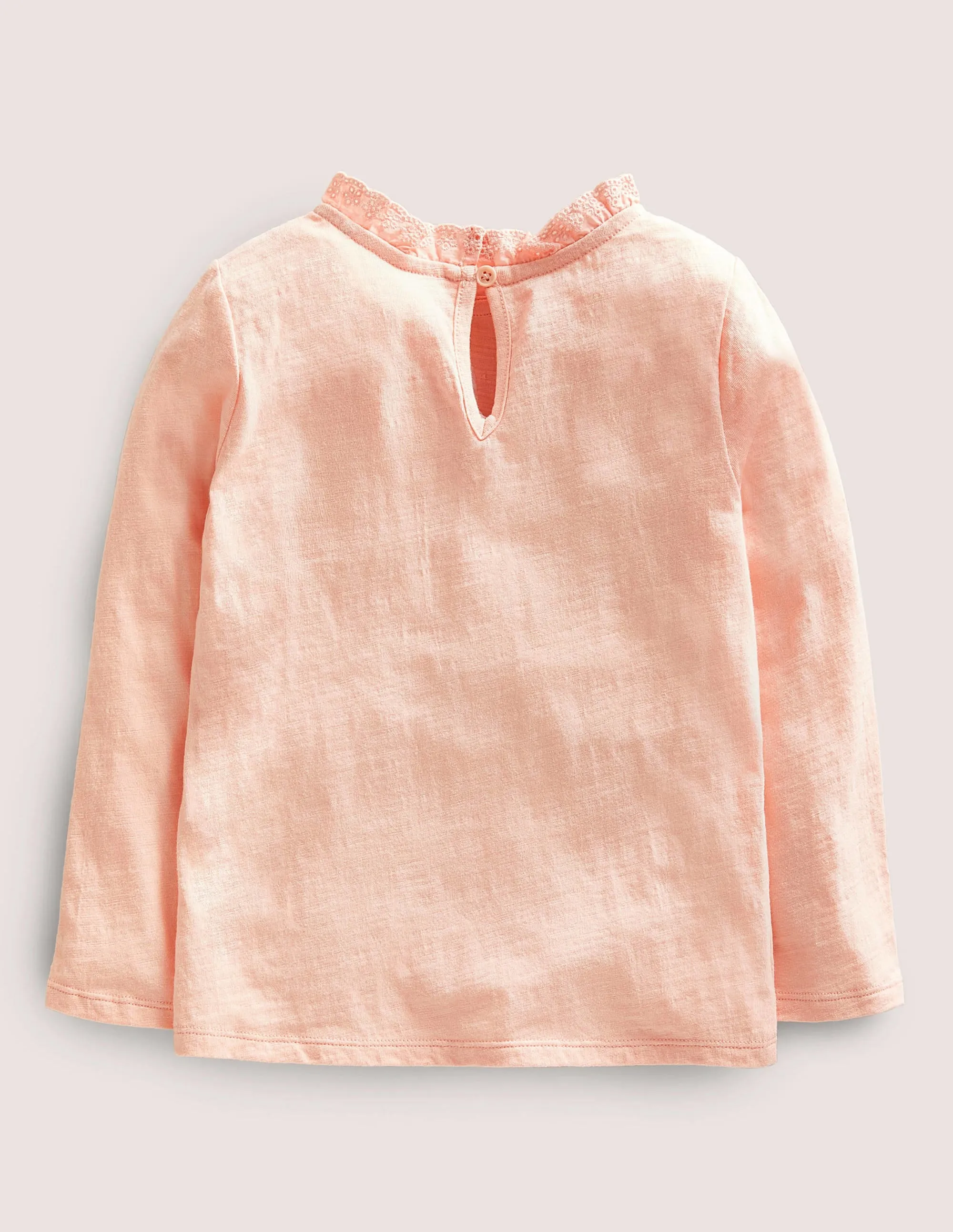 Long Sleeve Heart Pocket Top-Provence Dusty Pink