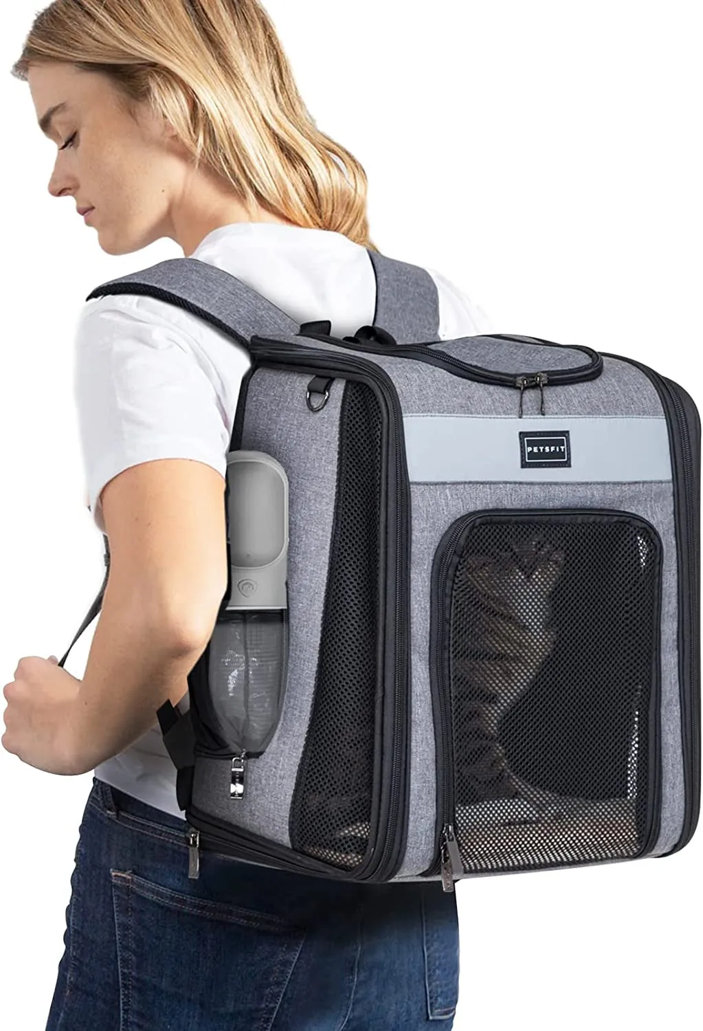 Soft Plush Cat Backpack Carrier
