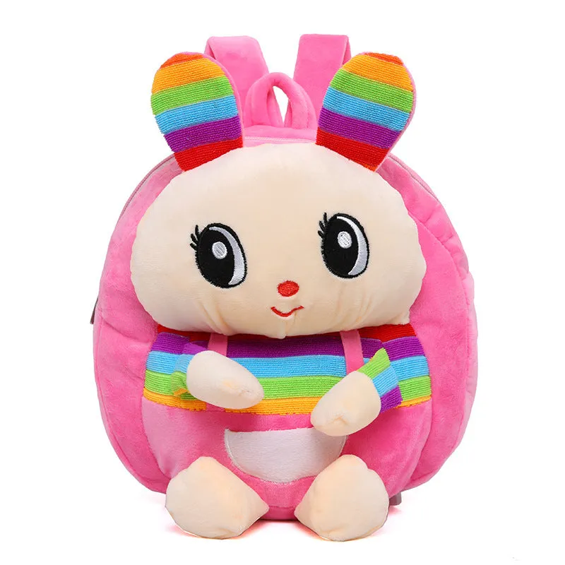 Superflicit Cute pattern Child love plush backpack