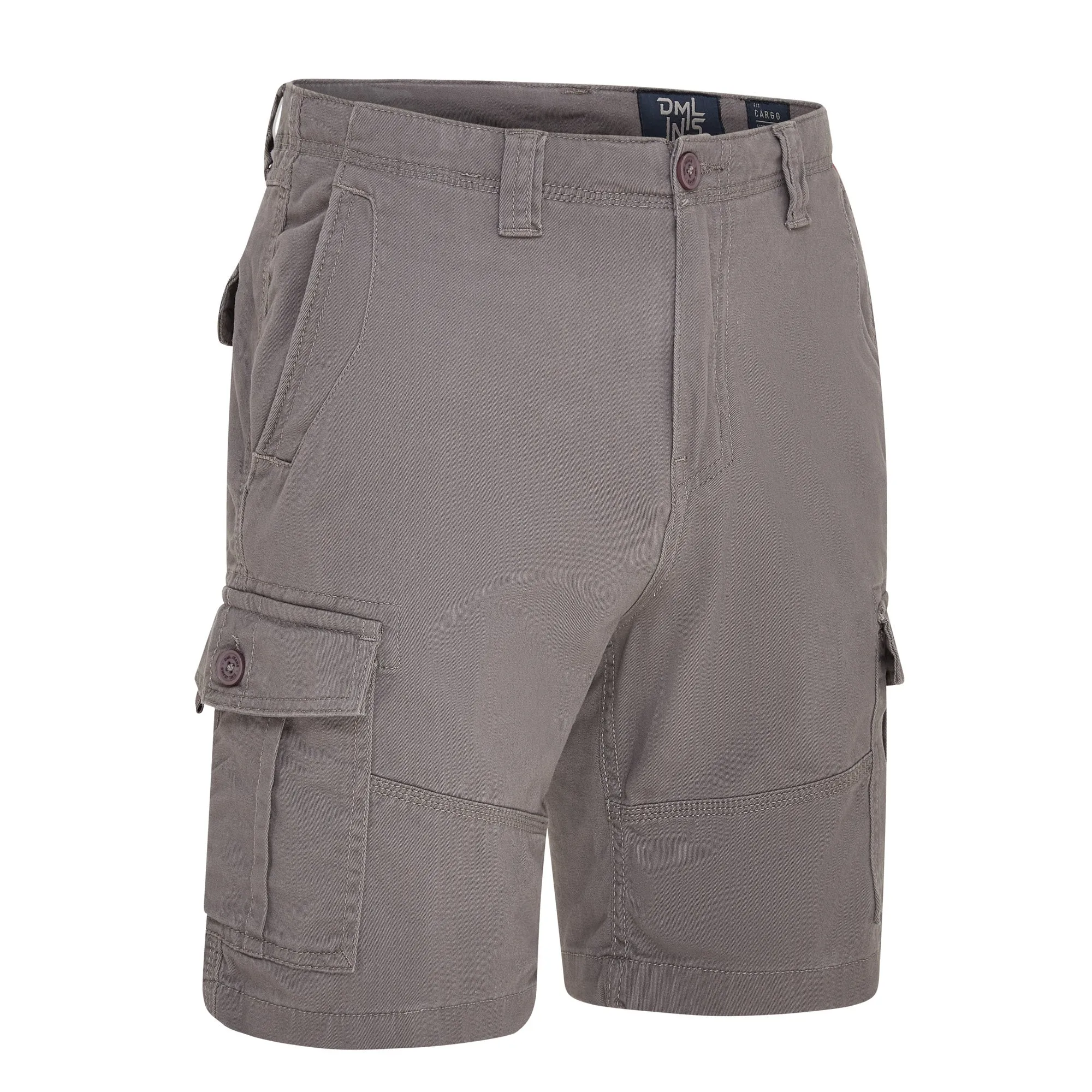 Taurus twill comfort stretch cargo short in Grey