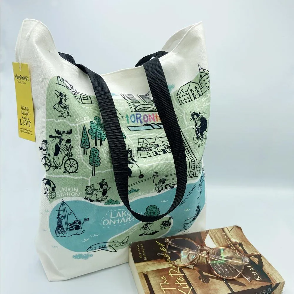 The Doodle Diary Tote Bag - Toronto Map